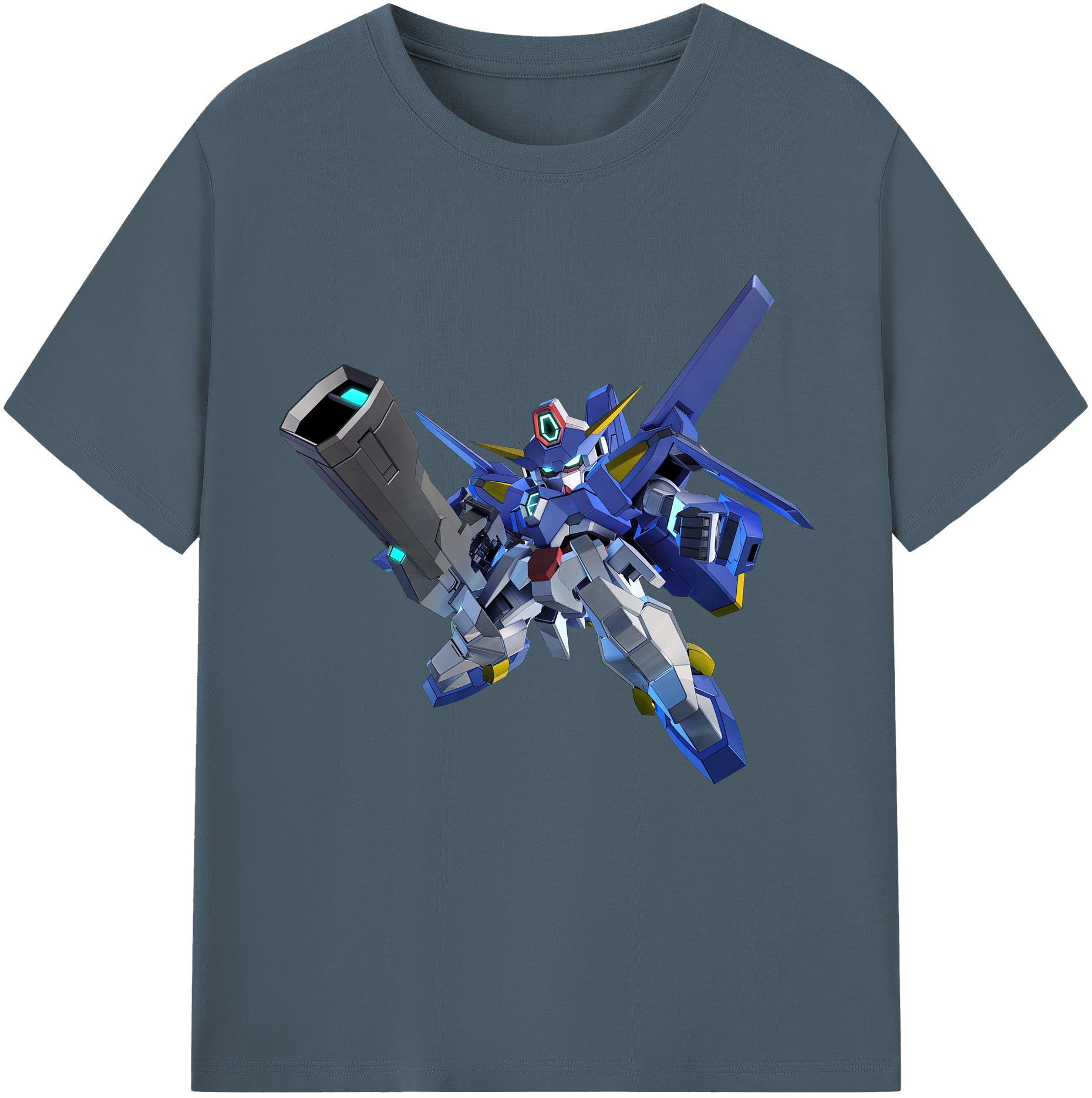 （画像用） 機動戦士ガンダム Mobile Suit Gundam 綿100％半袖Tシャツ（フロントプリント）